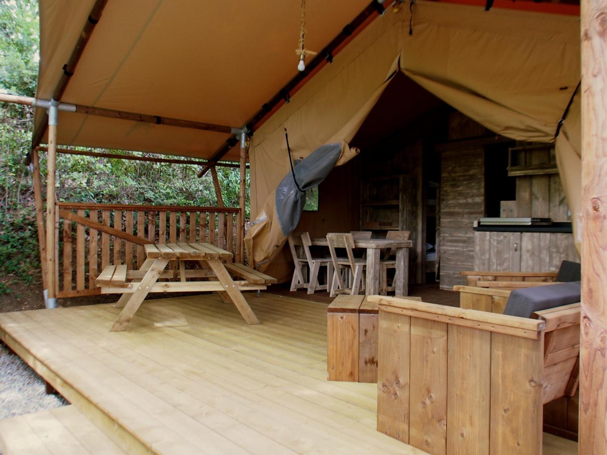 camping mas du sartre Saint Alban Auriolles Extérieur photo